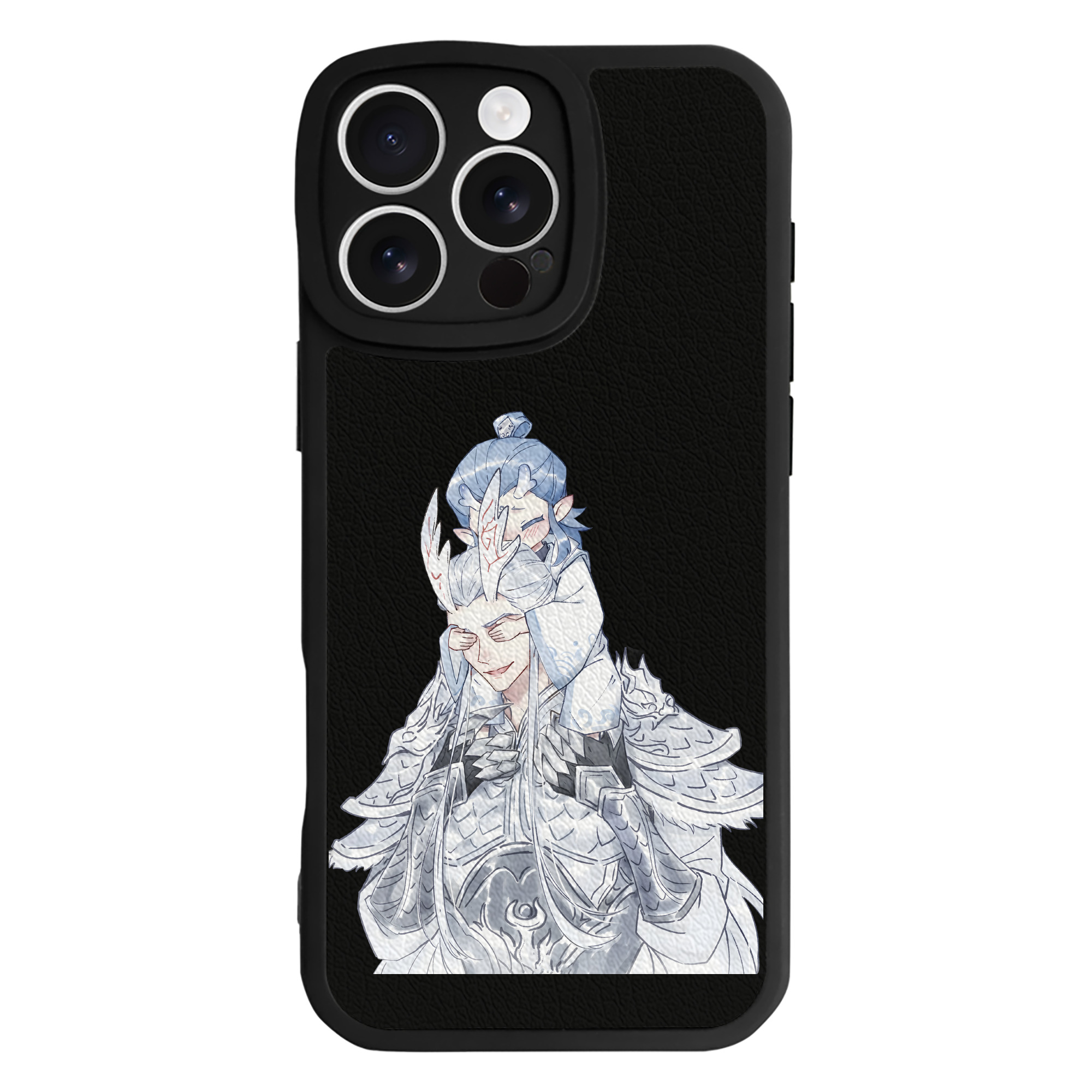 （画像用） Ne Zha 2 ナタ 魔童の大暴れ 【iPhone 16シリーズ対応】シリコンスマホケース（レザー調） 材質：シリコン